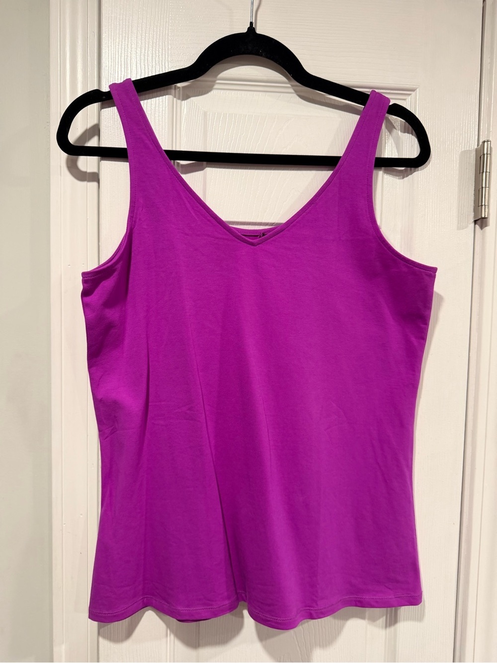NWOT J. Jill Size LP Perfect Reversible Tank Top Soft Stretch Cotton Magenta